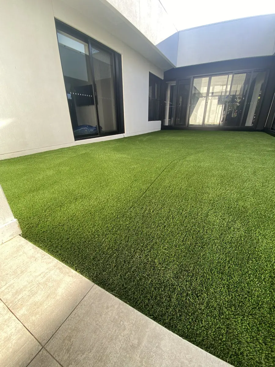 After: Courtyard laid over concrete
